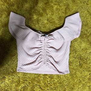 Pink SHEIN crop top, size medium